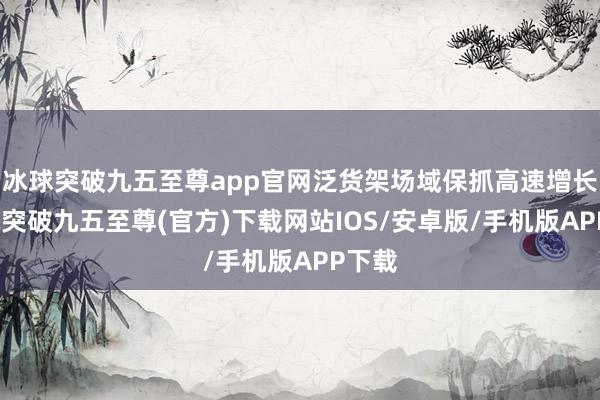 冰球突破九五至尊app官网泛货架场域保抓高速增长-冰球突破九五至尊(官方)下载网站IOS/安卓版/手机版APP下载
