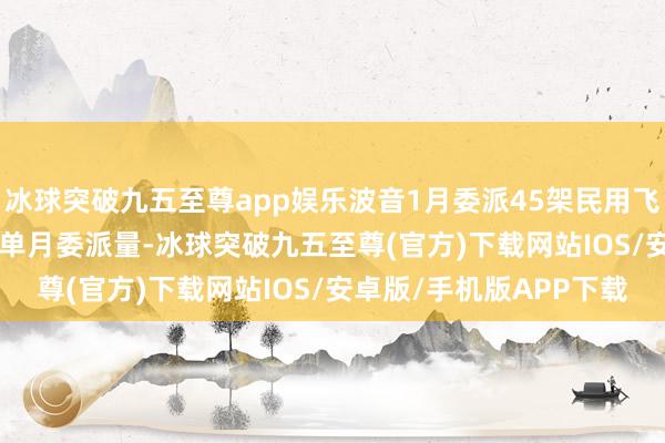冰球突破九五至尊app娱乐波音1月委派45架民用飞机 为2023年以来最高单月委派量-冰球突破九五至尊(官方)下载网站IOS/安卓版/手机版APP下载